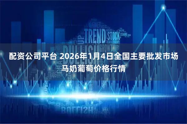 配资公司平台 2026年1月4日全国主要批发市场马奶葡萄价格行情